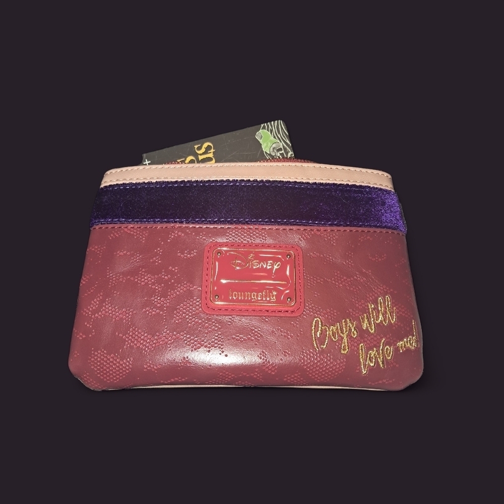 NWT Palm Exclusive Loungefly Disney Hocus Pocus Sarah Cosplay Cosmetic Bag - Picture 2 of 3
